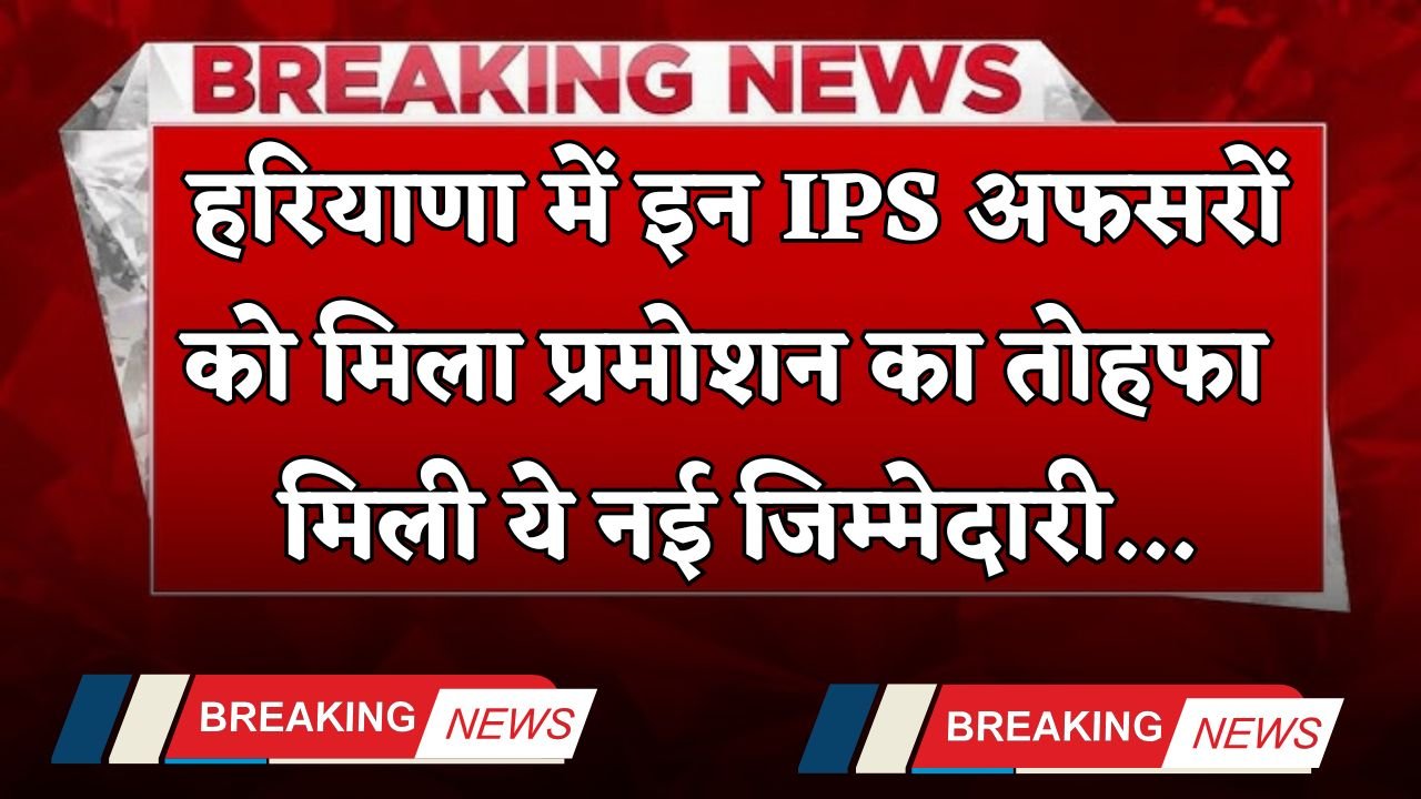 Haryana: These IPS officers received the gift