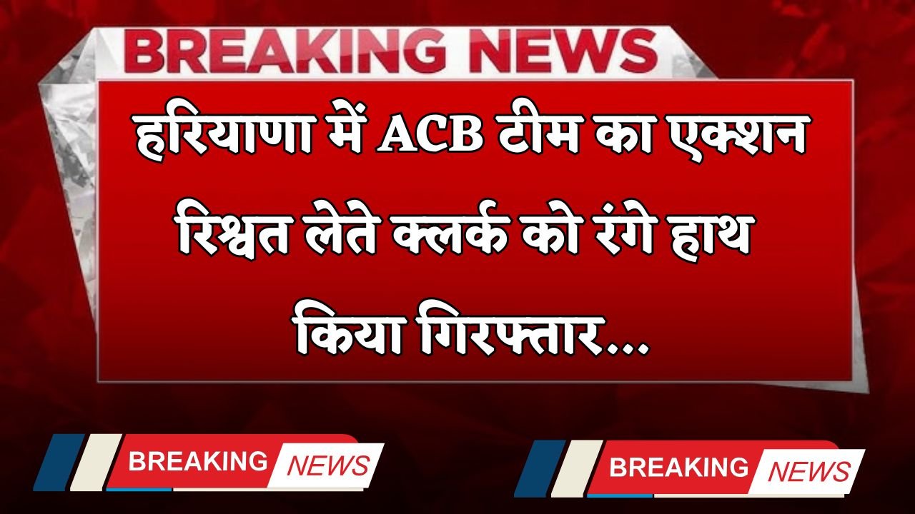 Haryana: ACB team takes major action