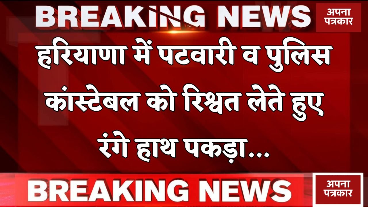 Haryana: Two major actions by Haryana Vigilance